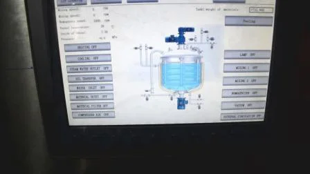 Tanque de mezcla al vacío de acero inoxidable para planta de producción de pintura